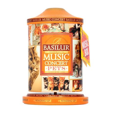 Chá Preto Basilur Caixa Musical Pets 100g
